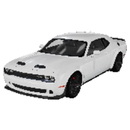 White Challenger product render